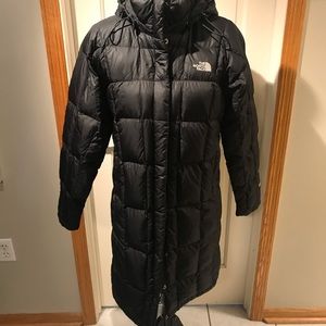 North face women’s long coat size medium